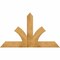 Ekena Millwork Richland Rough Sawn Timber Gable Bracket, Western Red Cedar, 60"W x 35"H x 2"D x 6"F, 14/12 Pitch GBW060X35X0206RIC00RWR - alternate 1